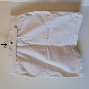 White Jean Skirt